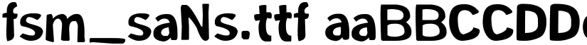 fsm_sans.ttf font