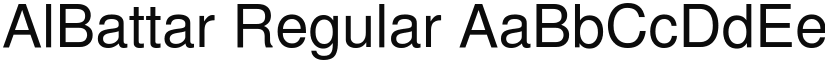 AlBattar font download
