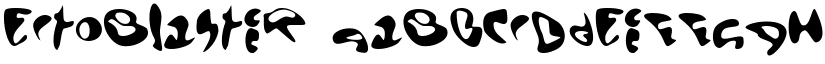 EctoBlaster font