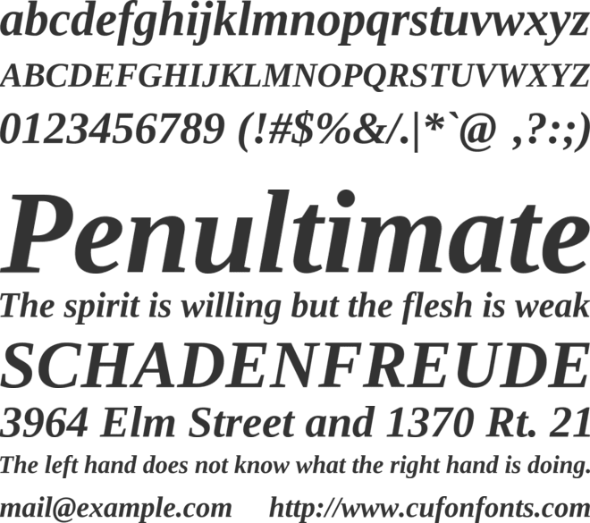 UKIJ Chiwer Kesme font preview