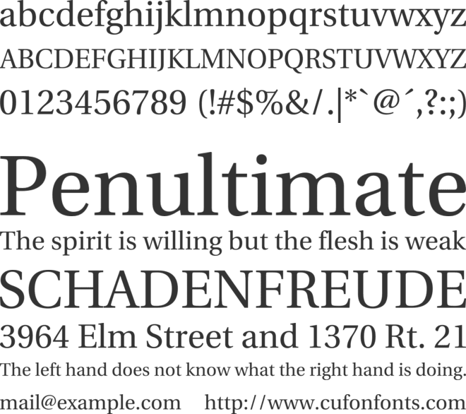Linguistics Pro font preview