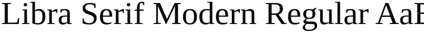 Libra Serif Modern font download