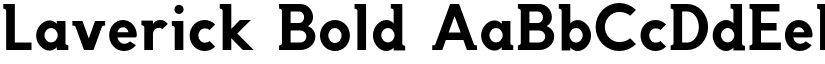 Laverick Bold font