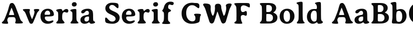 Averia Serif GWF Bold font