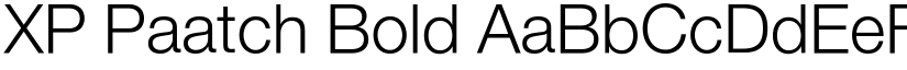 XP Paatch Bold font