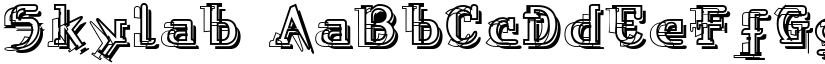 Skylab font