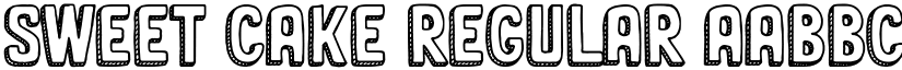 Sweet Cake Regular font