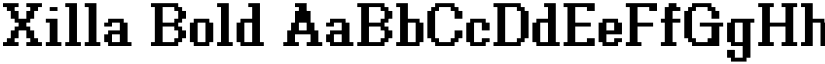 Xilla Bold font