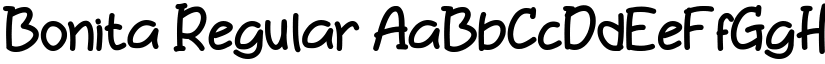 Bonita Regular font