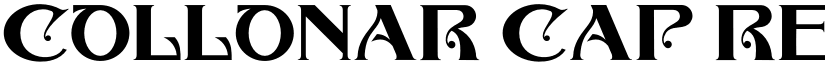 COLLONAR CAP Regular font
