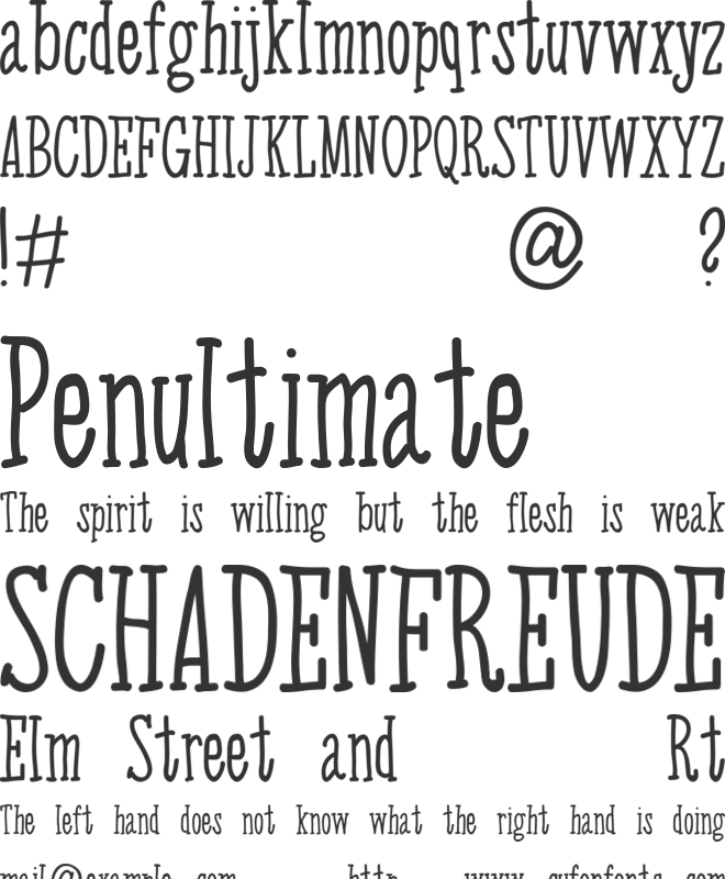 Arktivity font preview