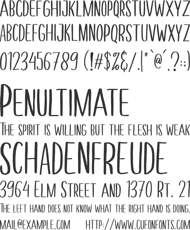 Melloner Fun font preview