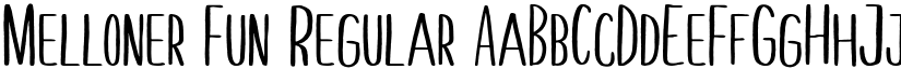 Melloner Fun Regular font