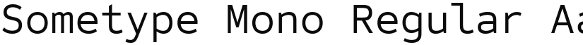 Sometype Mono font download