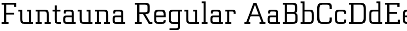 Funtauna Regular font