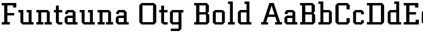 Funtauna Otg Bold font