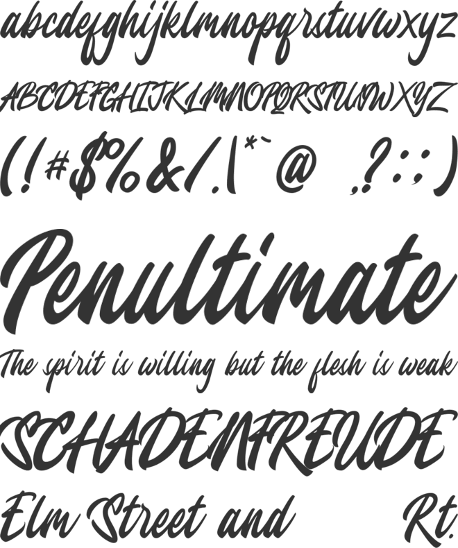 Jesselyne font preview