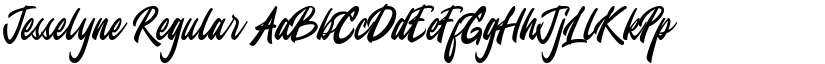 Jesselyne Regular font