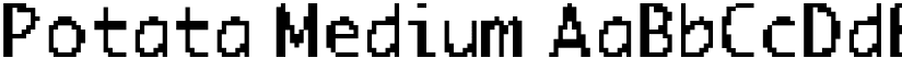 Potata Medium font