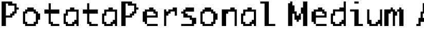 PotataPersonal Medium font