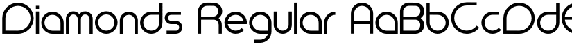 Diamonds Regular font