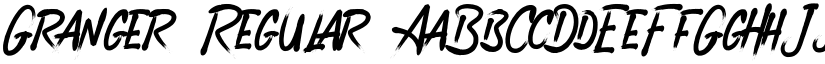 Granger Regular font