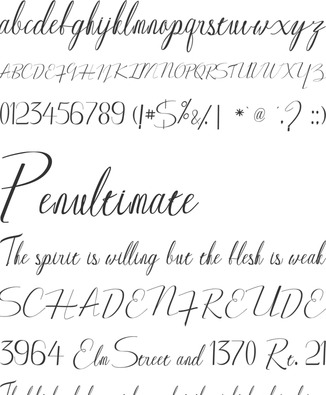 bagadang font preview