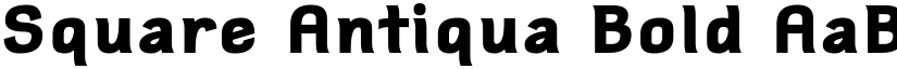 Square Antiqua Bold font