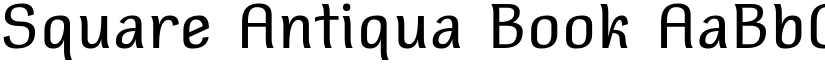Square Antiqua Book font