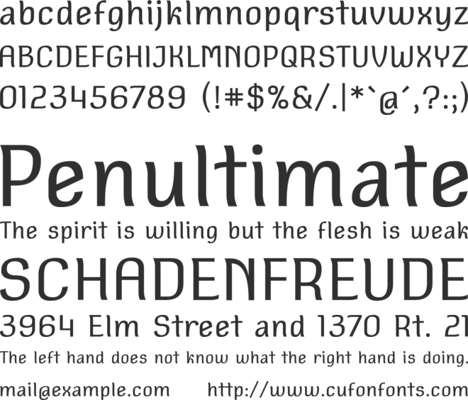 Square Antiqua font preview