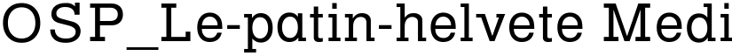 OSP_Le-patin-helvete Medium font