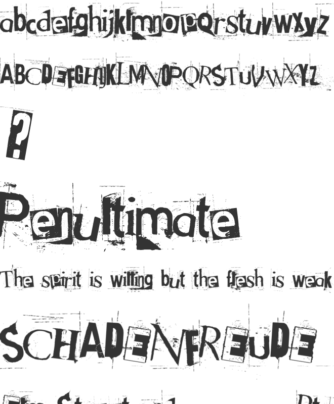 Got heroin? font preview