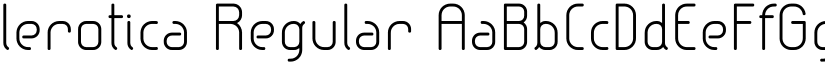 lerotica Regular font