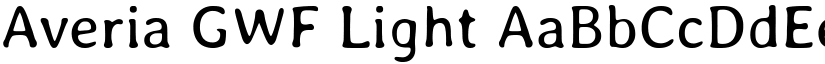 Averia GWF Light font