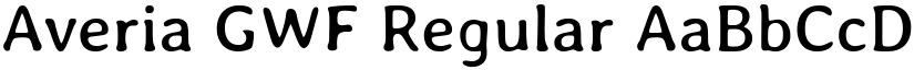 Averia GWF Regular font