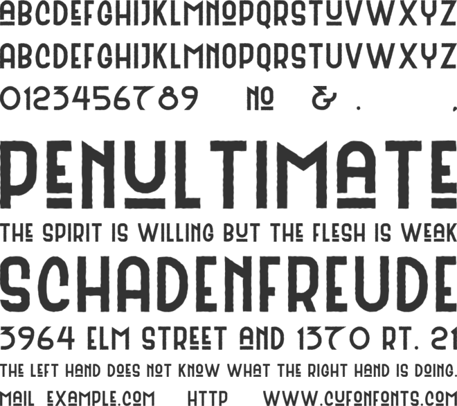 Batavia Sans Clean font preview