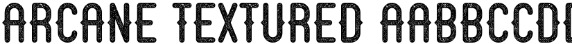 Arcane Textured font
