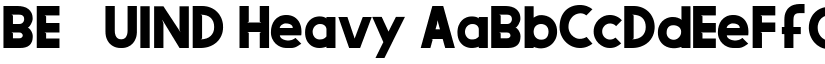 BEQUIND Heavy font