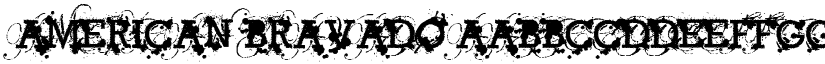 American Bravado font