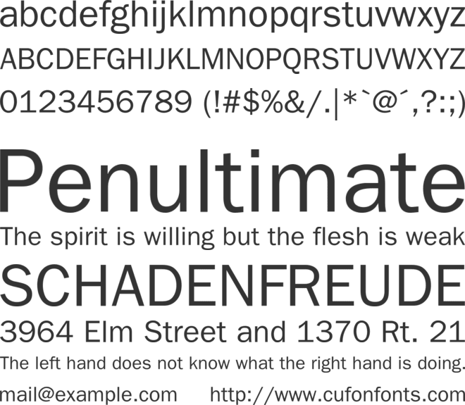 UnDotum font preview