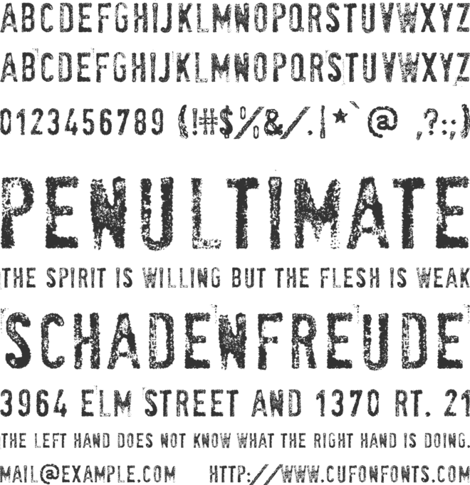 SociaL AnimaL font preview