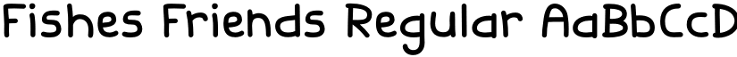 Fishes Friends Regular font