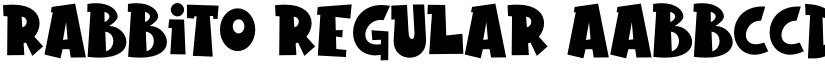 Rabbito Regular font