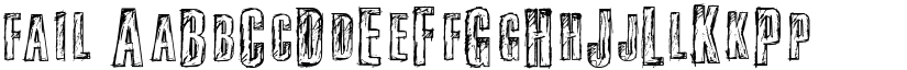 fail font