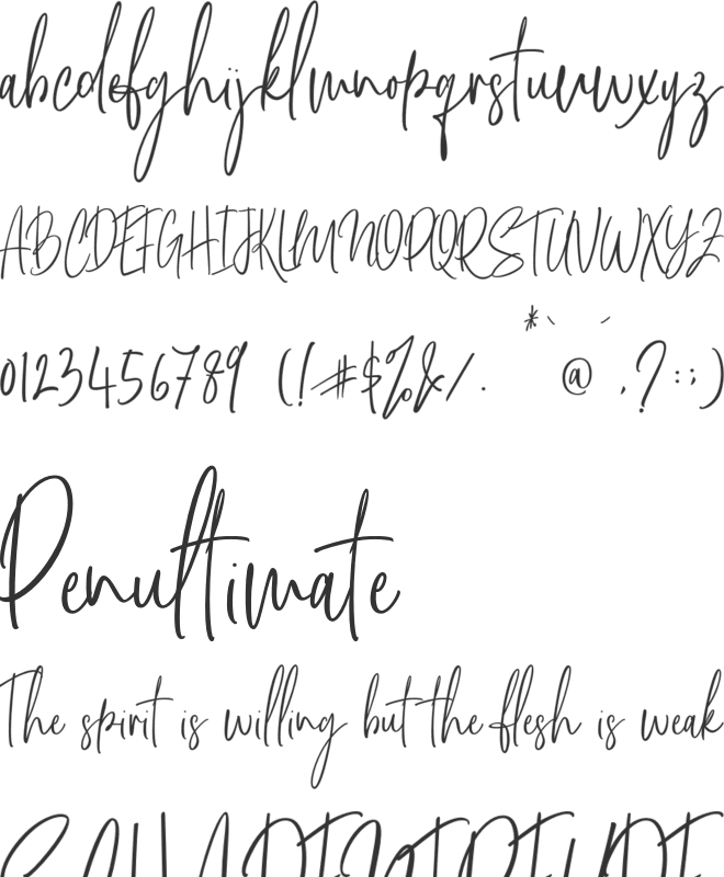 Stamford Bridge font preview