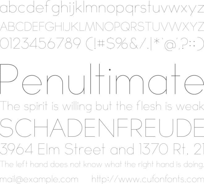 TYPOGRAPH PRO font preview