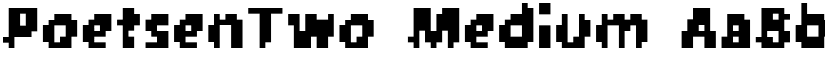 PoetsenTwo Medium font