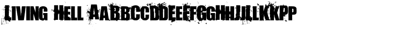 Living Hell font
