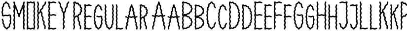 SMOKEY Regular font