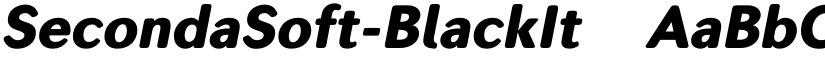 SecondaSoft-BlackIt ☞ font